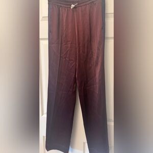 Tory Burch Women's Burgundy Track Pants